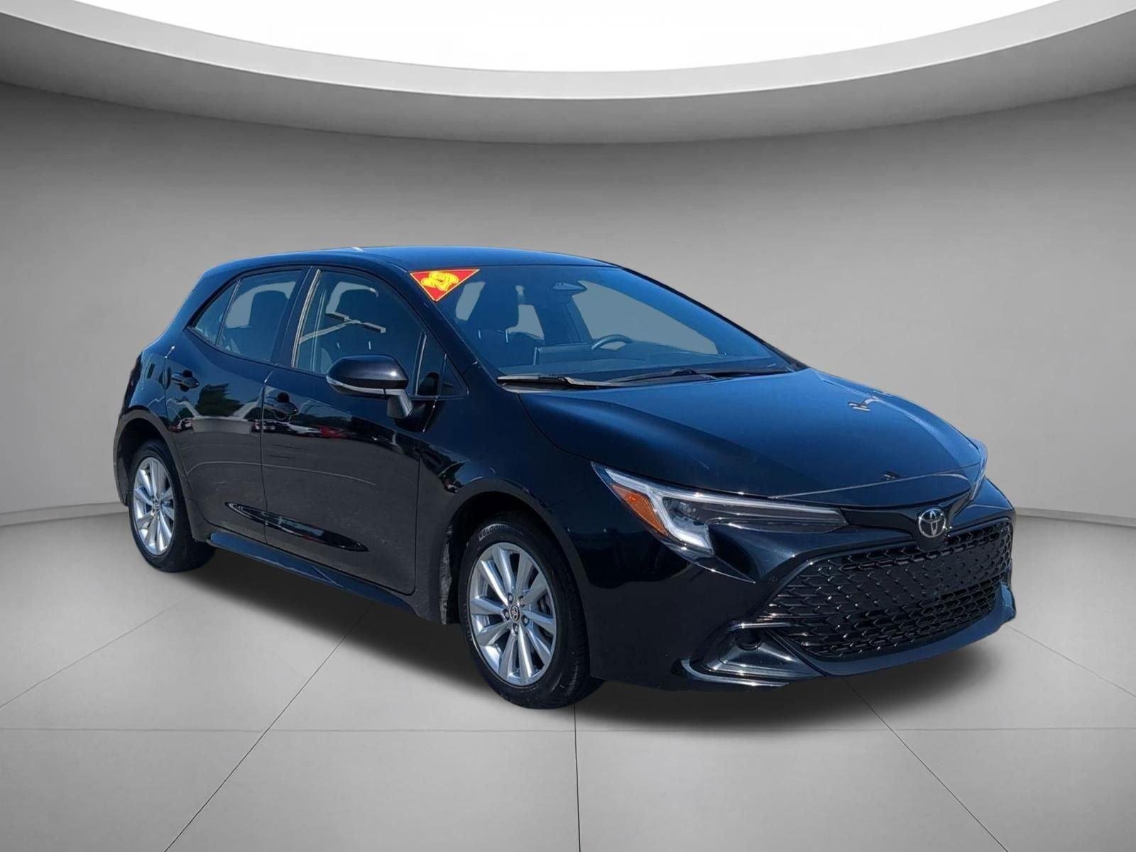 Used 2025 Midnight Black Metallic Toyota SE image 7