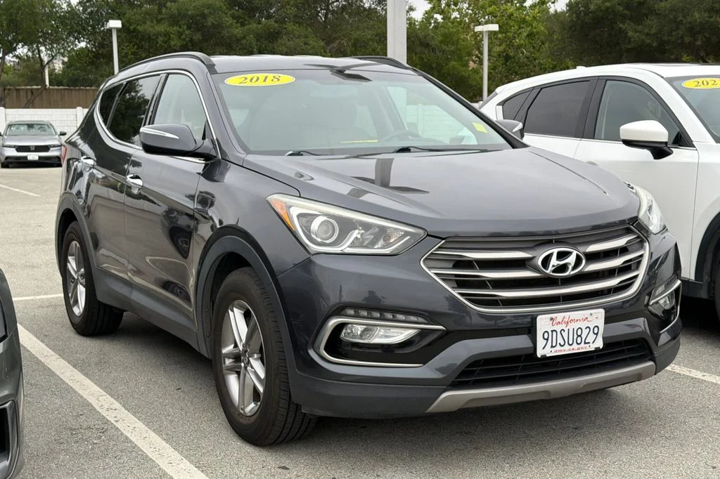 Used 2018 Hyundai Santa Fe Sport with VIN 5XYZU3LB9JG525175 for sale in Morgan Hill, CA