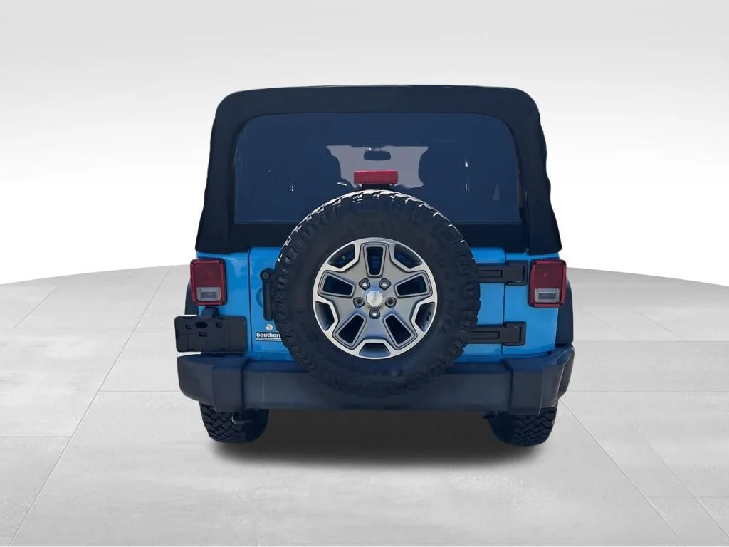 Used 2017 Blue Jeep Unlimited Rubicon image 4