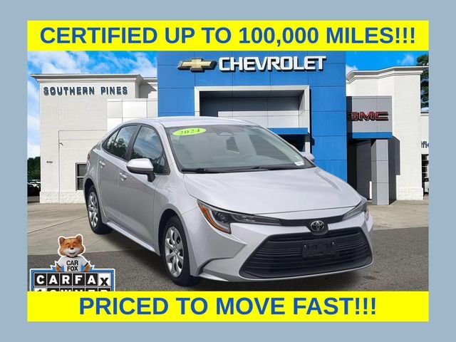 Used 2024 Silver Toyota LE image 1