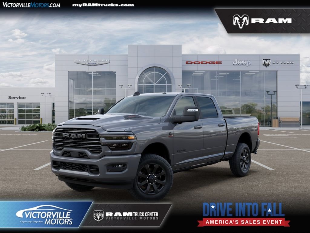 New 2026 Ceramic Gray Clear-Coat Exterior Paint RAM Laramie image 1