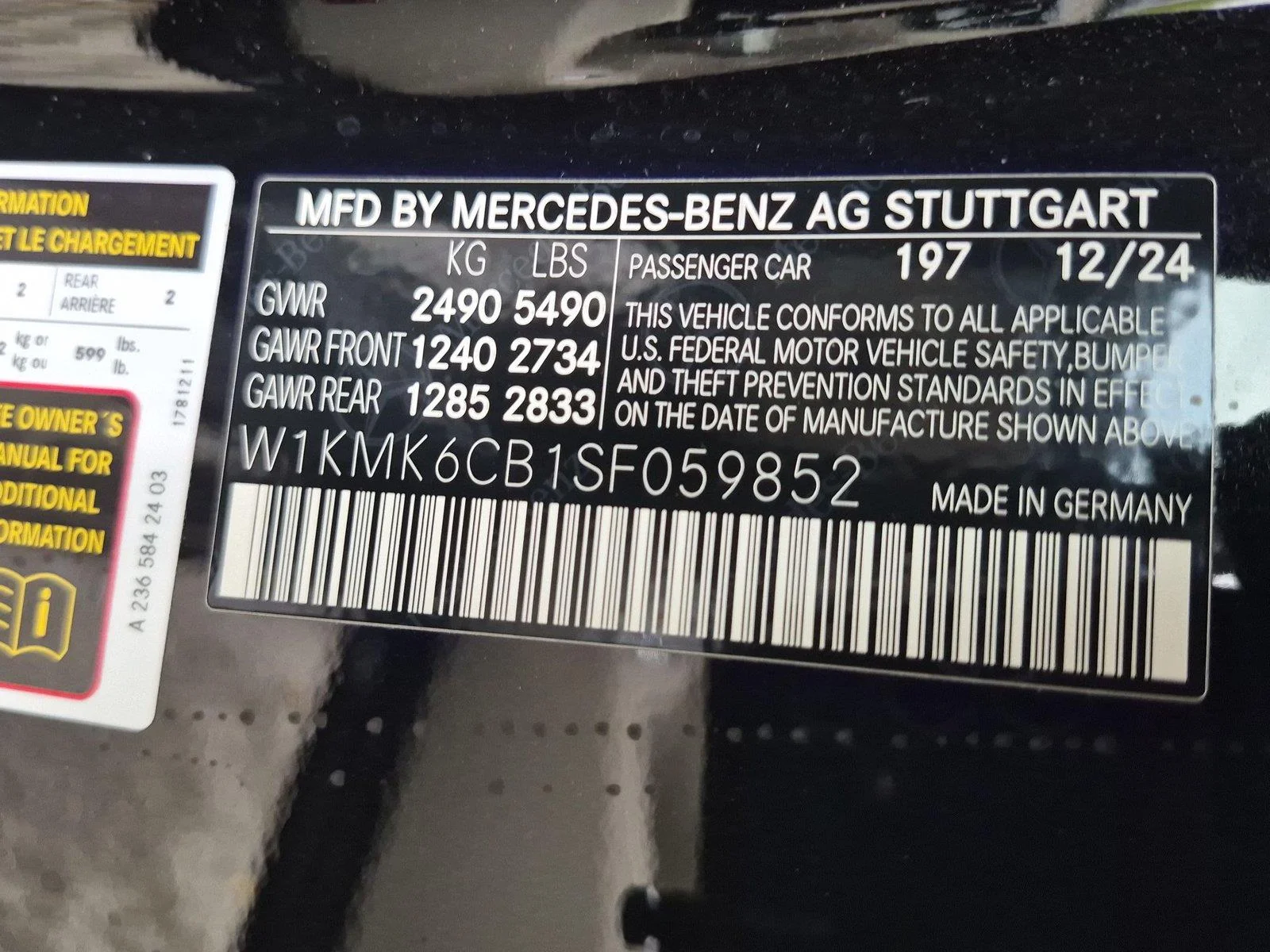 Used 2025 Obsidian Black Metallic Mercedes-Benz AMG® CLE 53 image 31