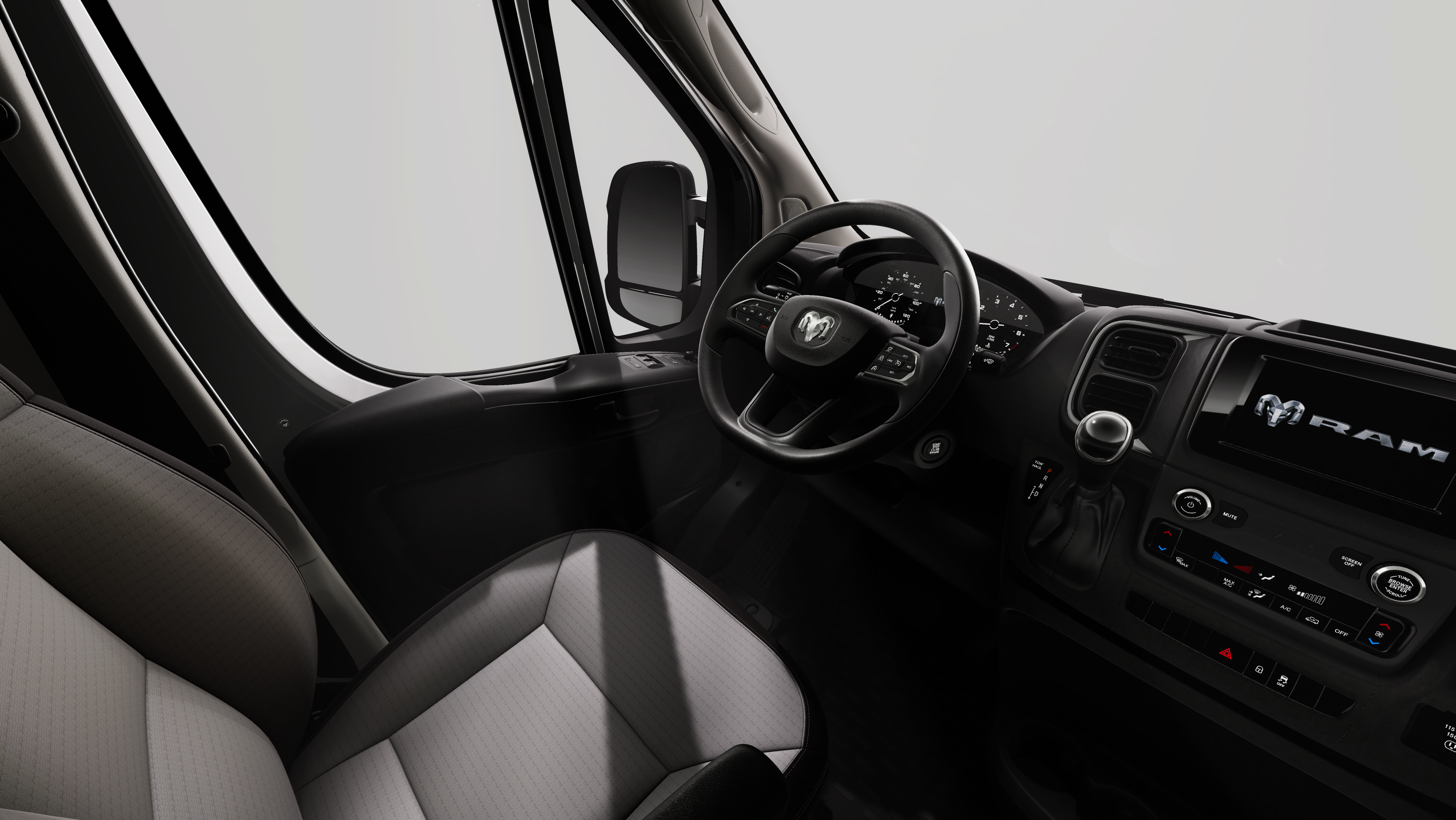 New 2026 Black Clear-Coat Exterior Paint RAM Tradesman image 8