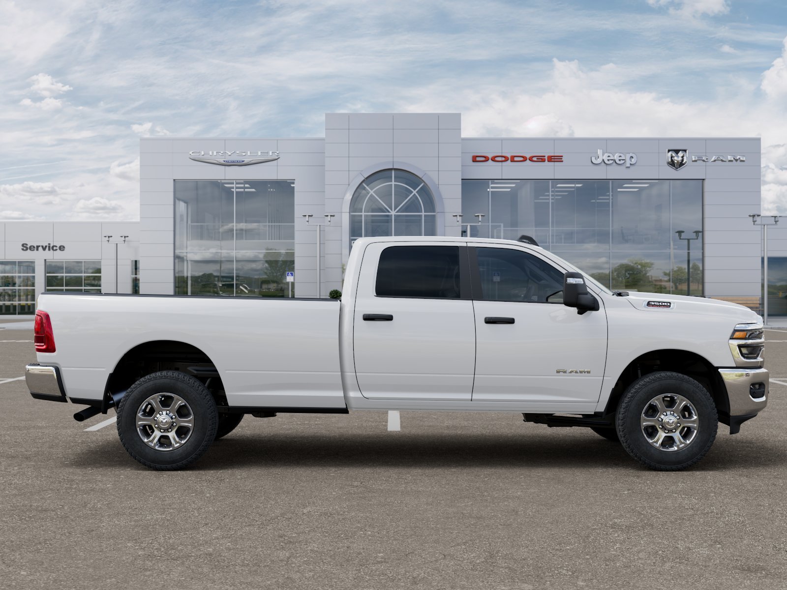 New 2026 Bright White Clearcoat RAM Big Horn image 48