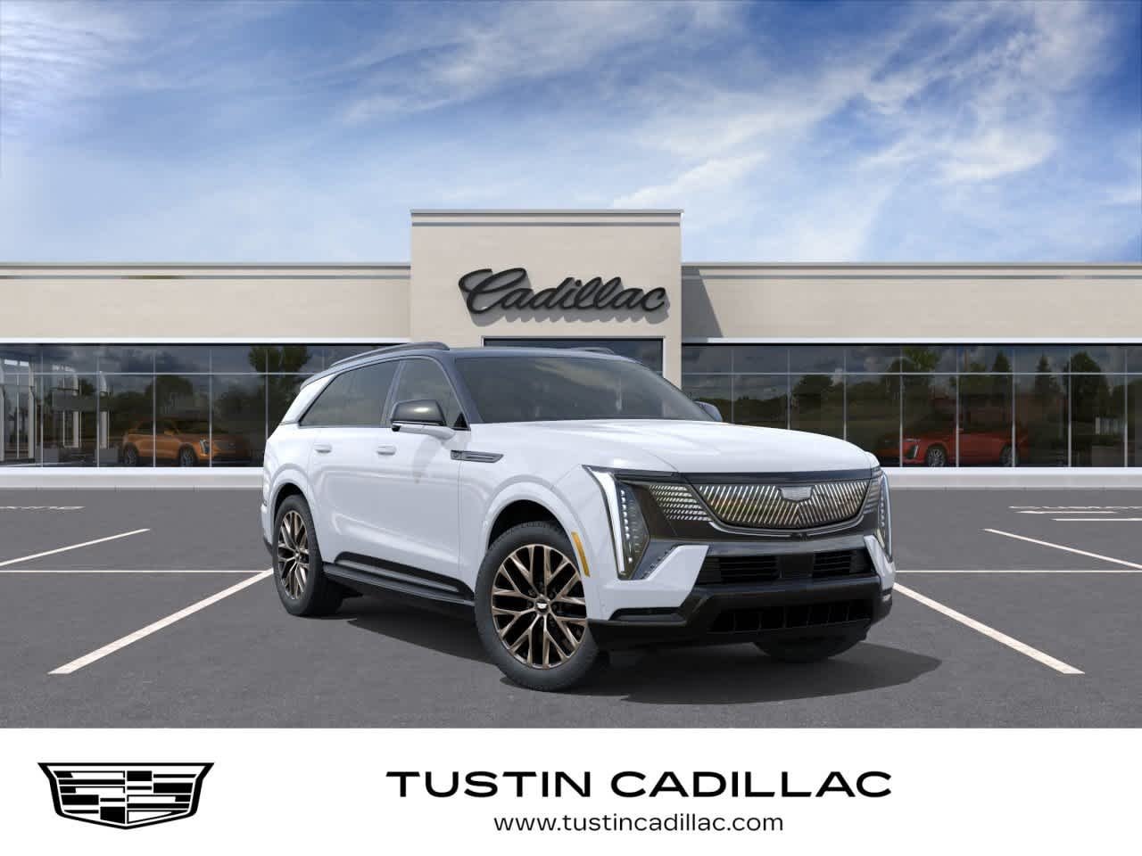 New 2026 Vibrant White Tricoat Cadillac Sport image 1