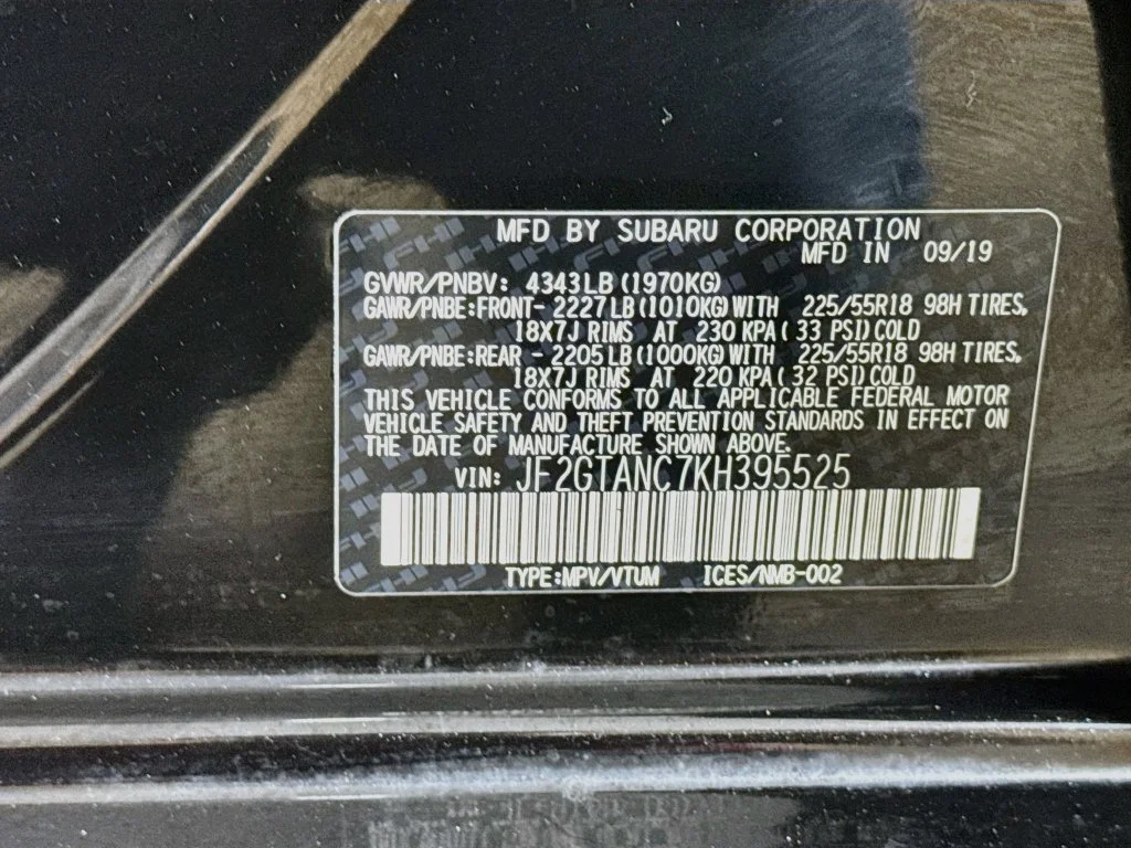 Used 2019 Black Subaru 2.0i Limited image 41