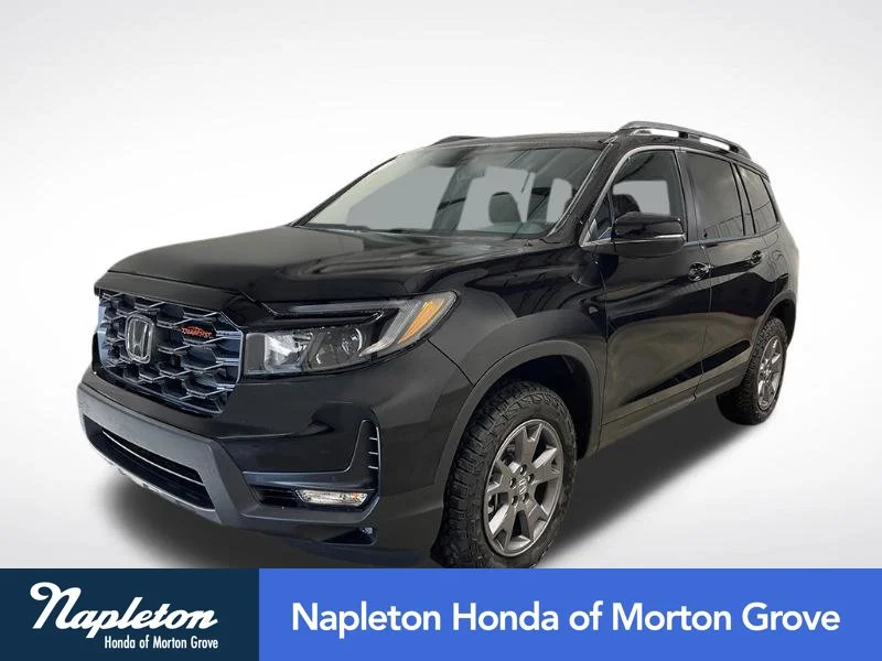 Used 2024 Crystal Black Pearl Honda TrailSport image 1
