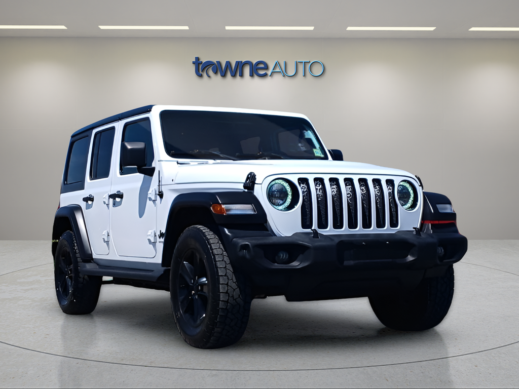 Used 2021 White Jeep Unlimited Sport Altitude image 7