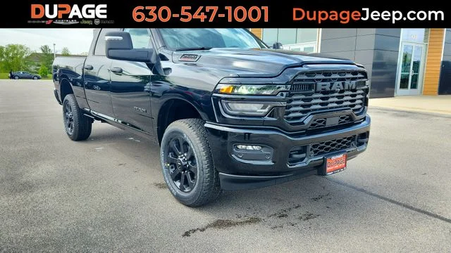New 2026 Diamond Black Crystal Pearl-Coat Exterior Paint RAM Big Horn image 1