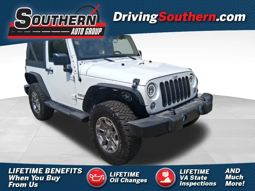 Used 2016 White Jeep Sport image 1