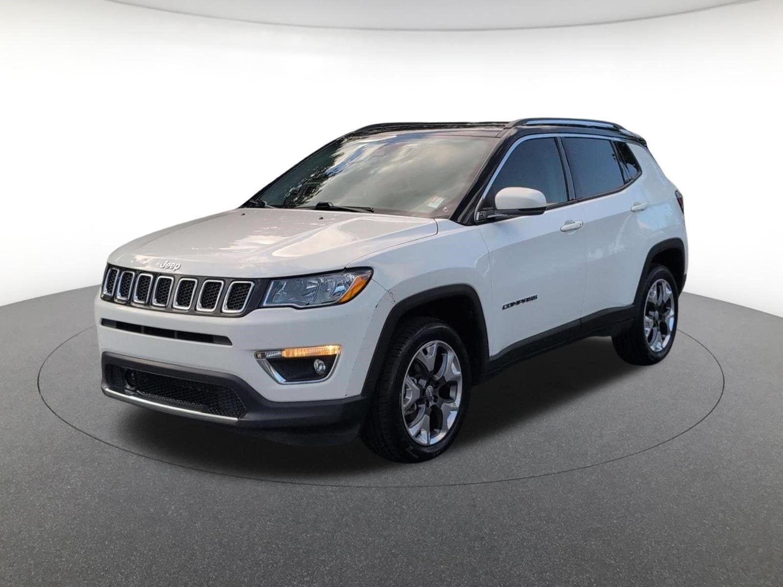 Used 2021 White Clearcoat Jeep Limited image 4