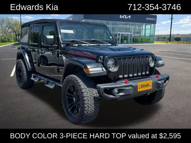 Used 2021 Black Jeep Unlimited Rubicon image 1