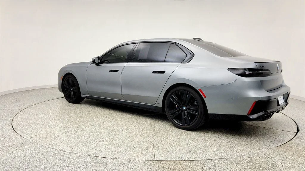 Used 2023 Frozen Pure Grey Metallic BMW 760i xDrive w/ Exec & Driving Assist. Pro & M Sport Pro Packages image 7