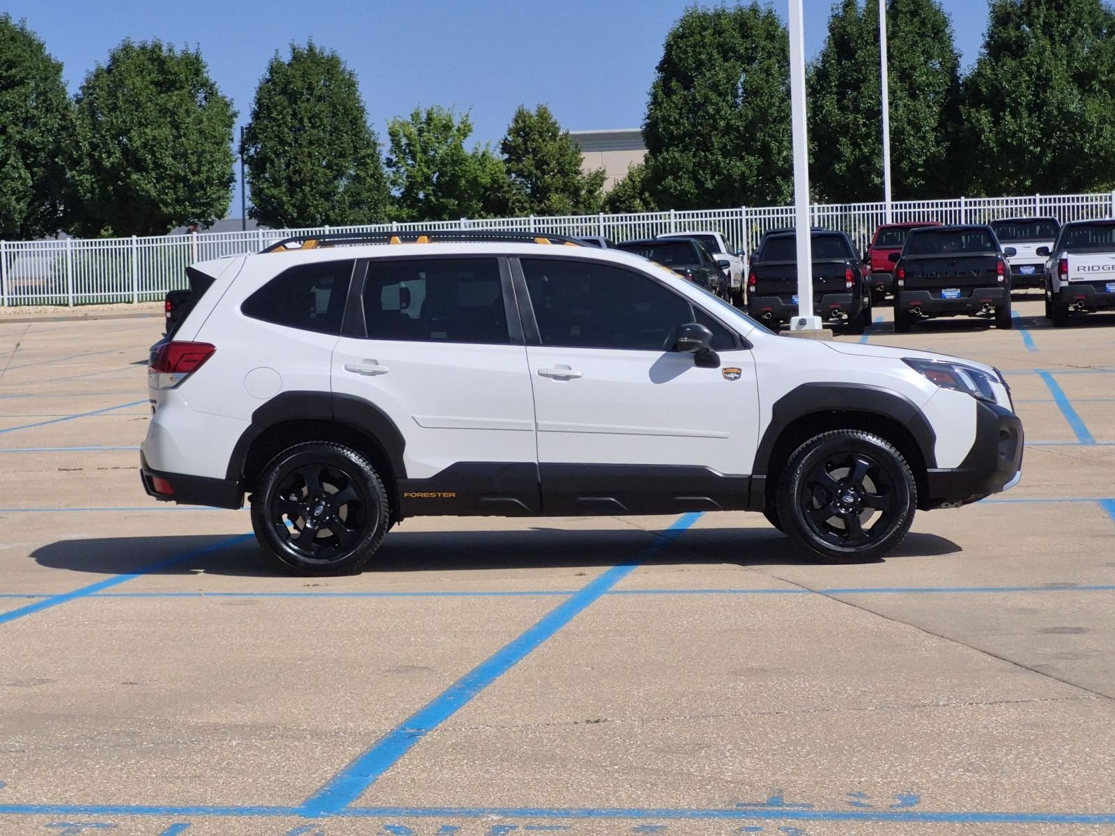 Used 2022 Crystal White Pearl Subaru Wilderness image 5
