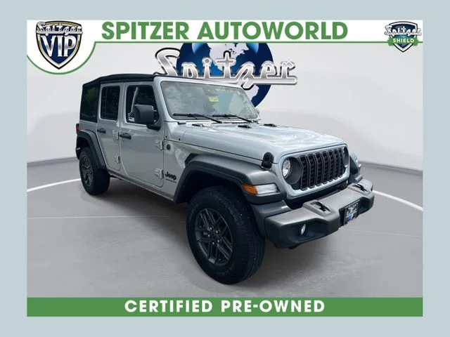 Used 2024 Silver Jeep Sport S image 1