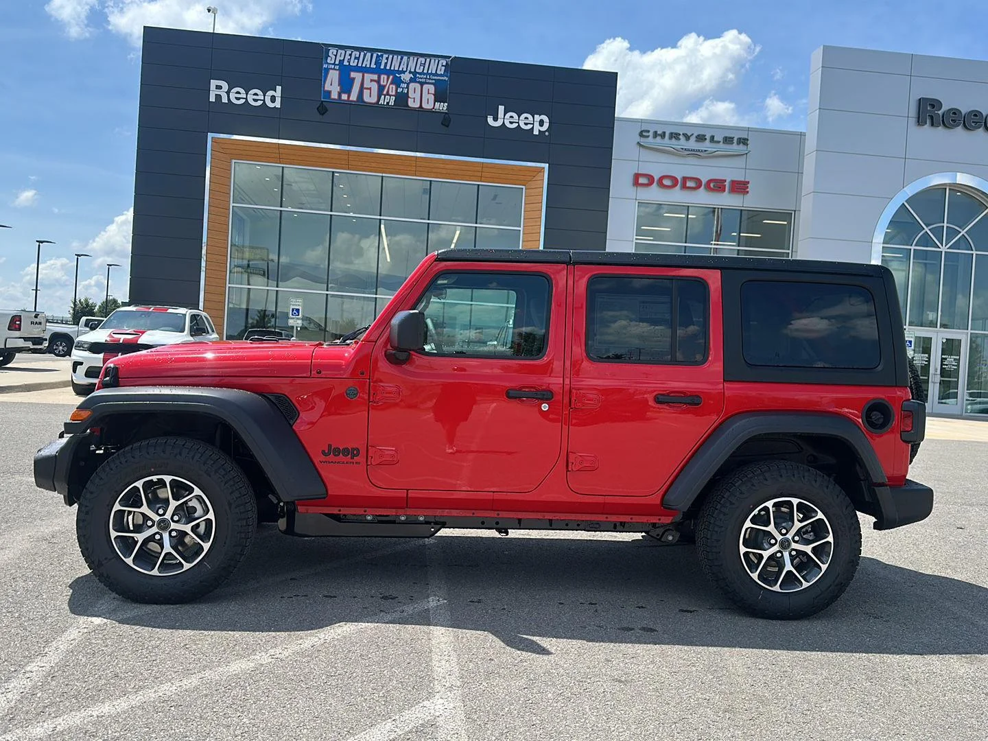 New 2026 Firecracker Red Clearcoat Jeep Sport S image 2