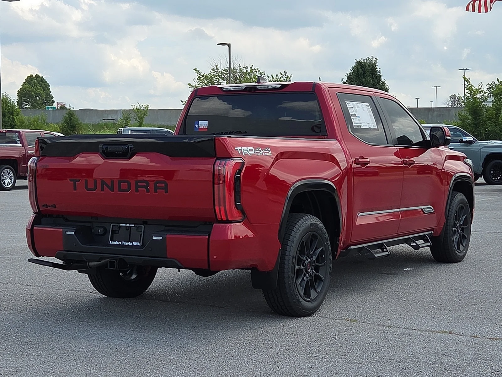 New 2026 Supersonic Red Toyota Platinum image 4