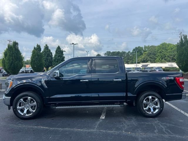 Used 2021 Antimatter Blue Metallic Ford Lariat image 11