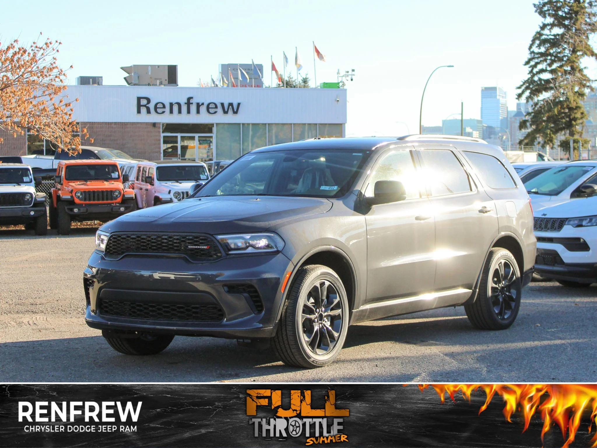 New 2026 Grey Dodge GT* AWD, Remote Start, Heated Seats/Wheel, Trailer Tow Group image 1