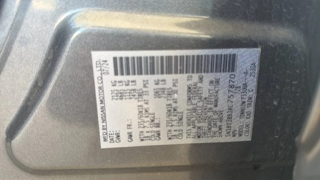 Certified Used 2024 Gun Metallic Nissan SV image 7