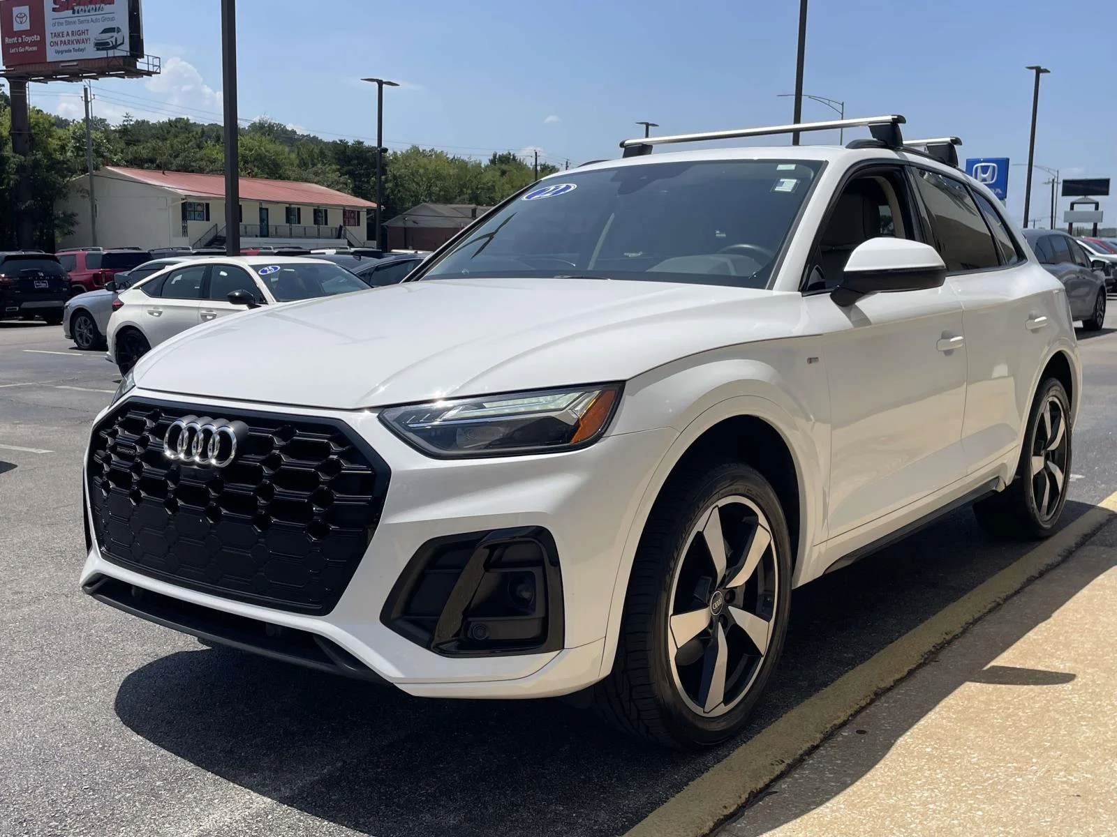 Used 2022 Glacier White Metallic Audi S line Premium Plus 45 TFSI quattro image 4