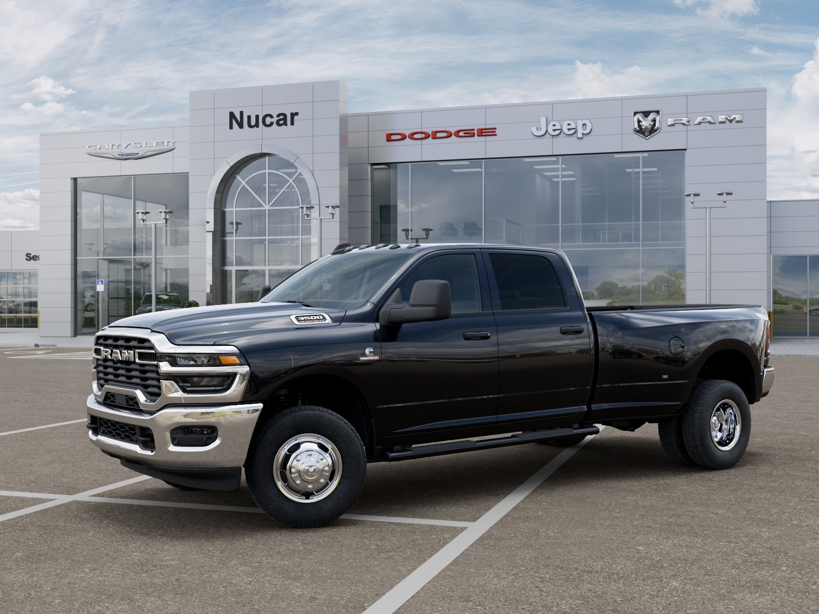 New 2026 Diamond Black Crystal Pearl-Coat Exterior Paint RAM Tradesman image 21