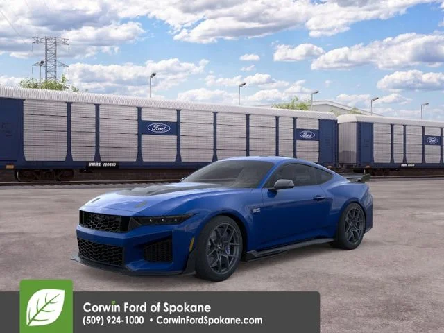 New 2026 Blue Ford Dark Horse image 3
