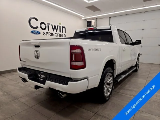 Used 2020 Bright White Clearcoat Ram Laramie image 6