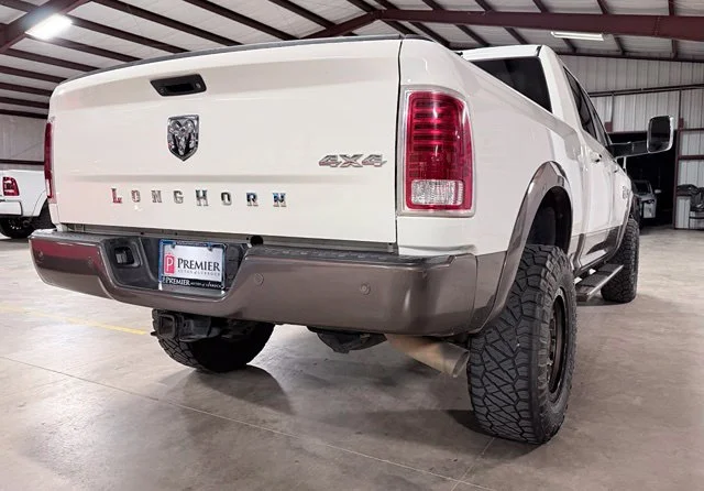 Used 2018 White Ram Laramie Longhorn image 2