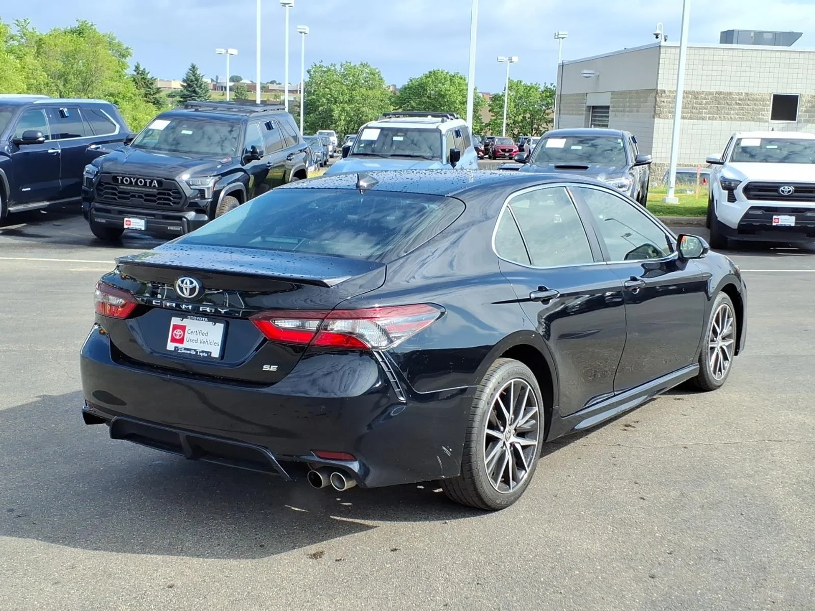 Certified Used 2024 Black Toyota SE image 3