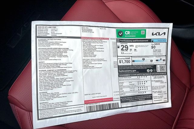 New 2026 Gray Kia GT-Line image 13