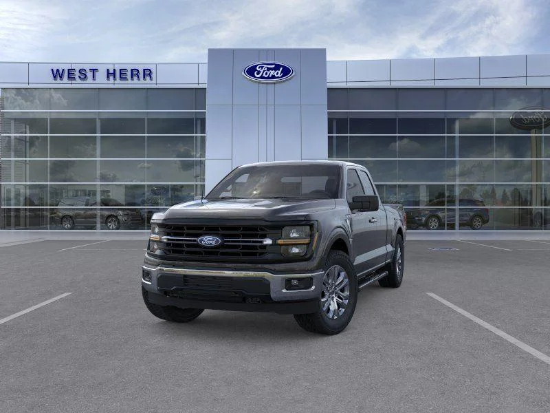New 2026 Agate Black Metallic Ford XLT image 3