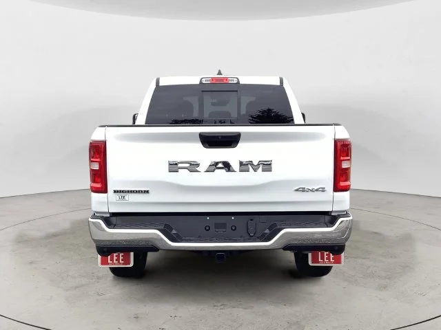 New 2026 Bright White Clearcoat Ram BIG HORN CREW CAB 4X4 5