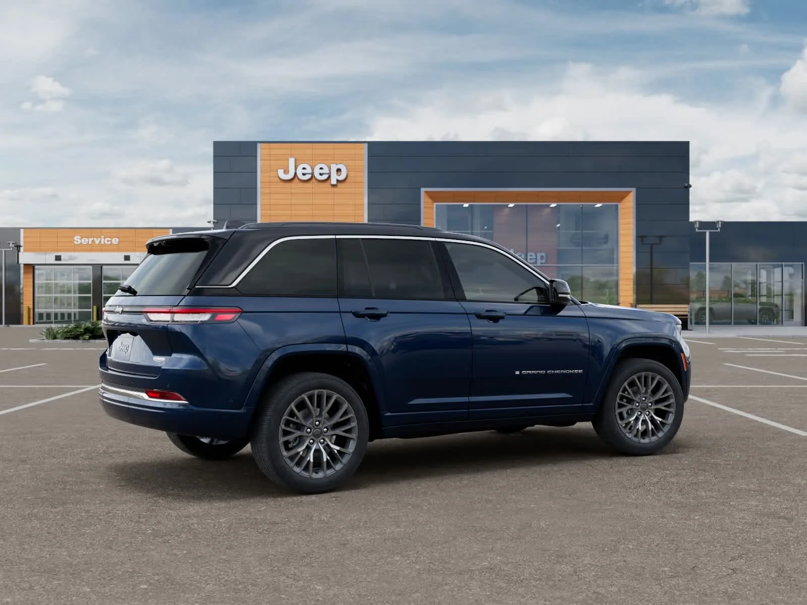 New 2027 Fathom Blue Pearlcoat Jeep Summit image 4