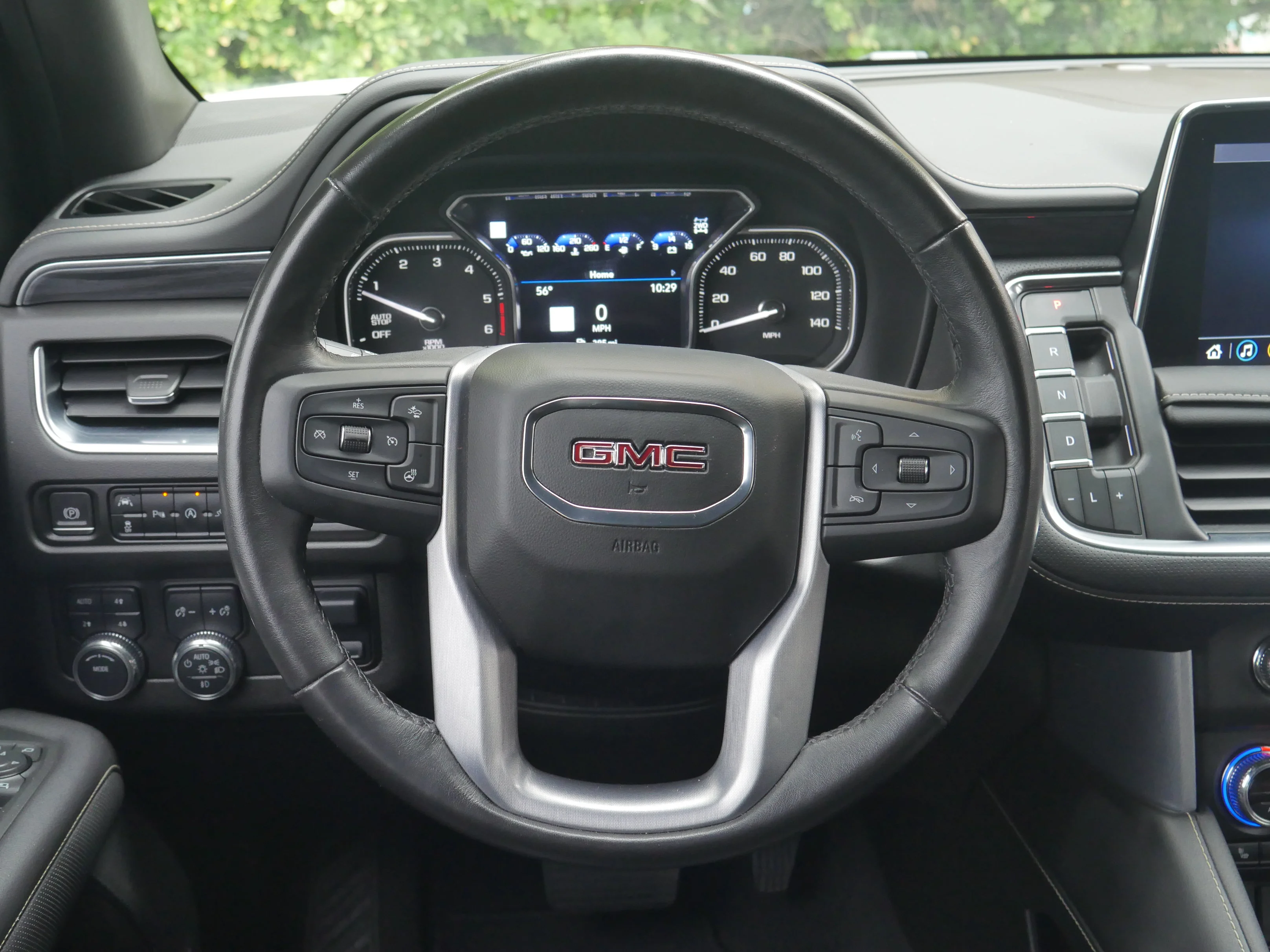 Used 2021 White Frost Tricoat GMC SLT image 6