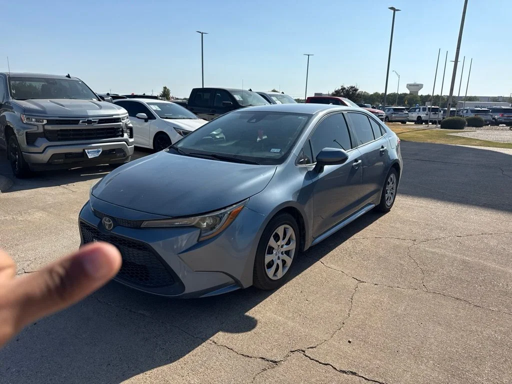 Used 2020 Gray Toyota LE image 1