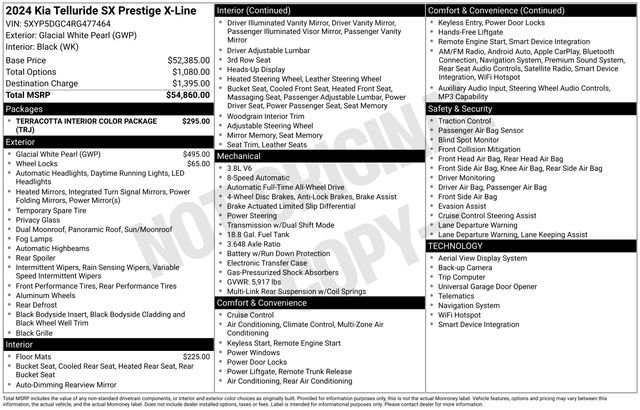 Certified Used 2024 Glacial White Pearl Kia SX-Prestige X-Line image 35