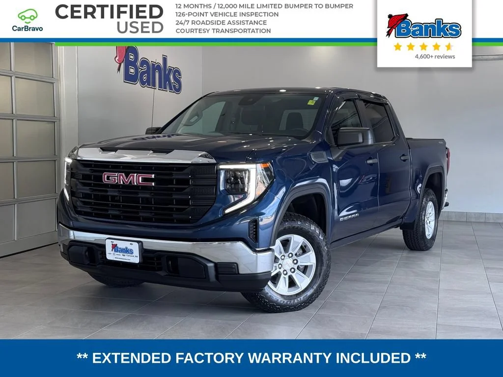 Used 2023 Pacific Blue Metallic GMC Pro image 1
