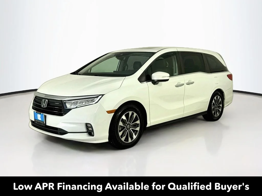 Certified Used 2021 White Honda EX-L image 3