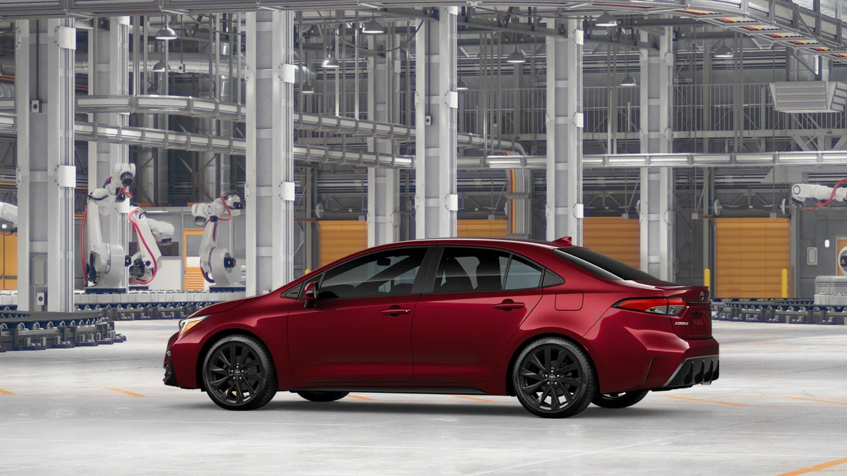 New 2026 Ruby Flare Pearl Toyota SE image 5