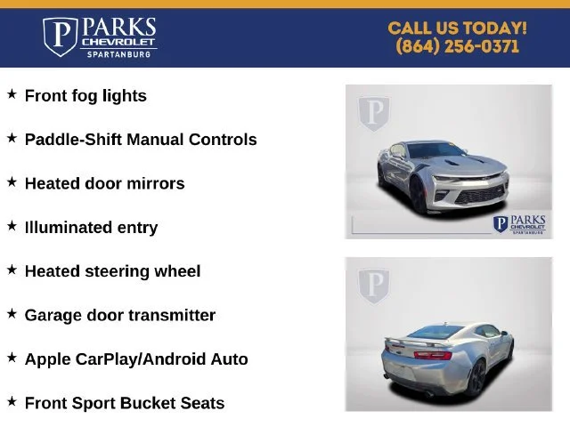 Used 2018 SILVER ICE METALLIC Chevrolet 2SS image 6