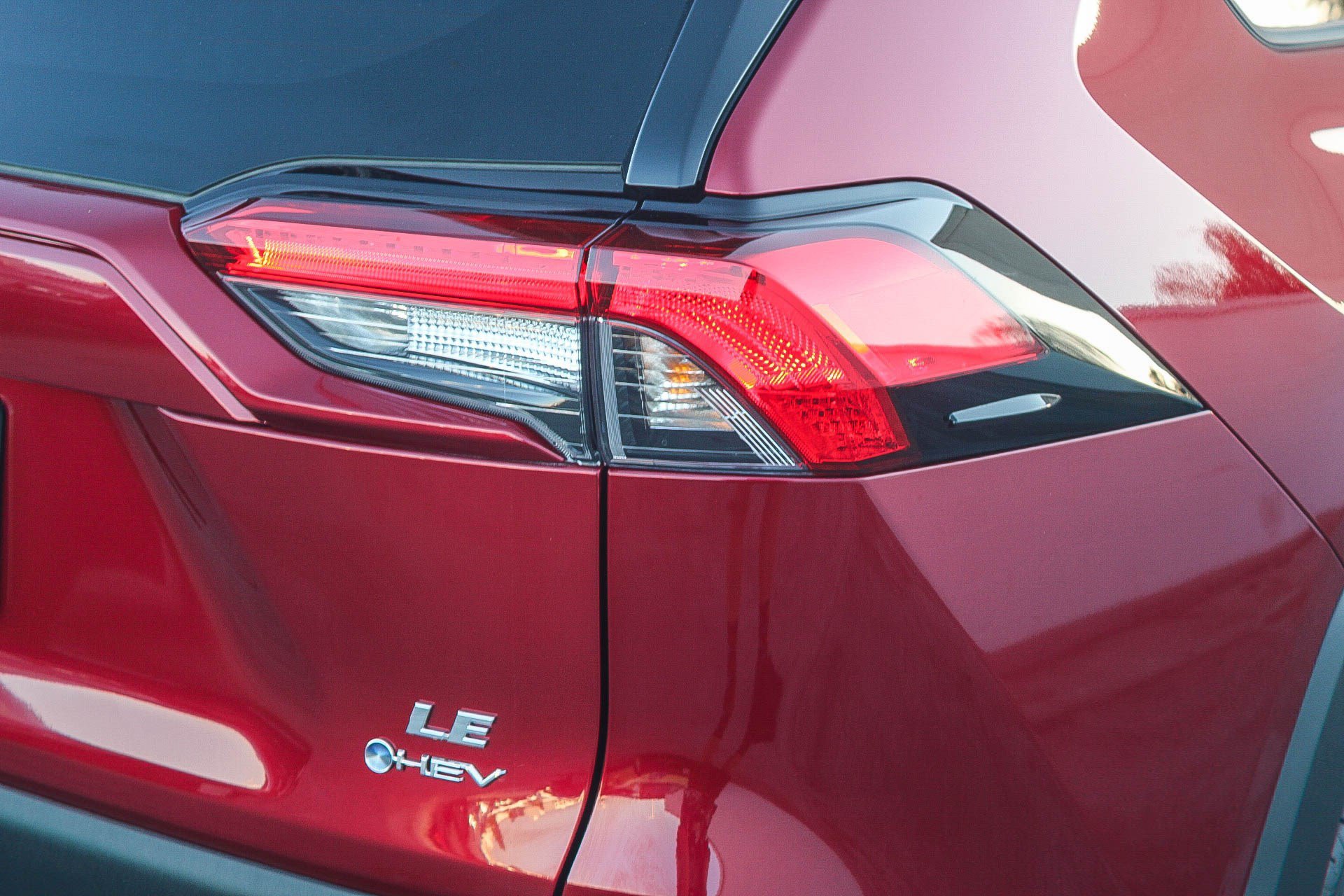 Certified Used 2025 Ruby Flare Pearl Toyota Hybrid LE image 9