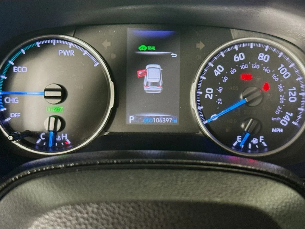 Used 2021 Magnetic Gray Metallic Toyota Hybrid LE image 13