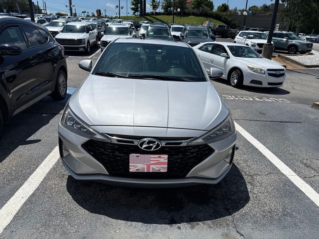 Used 2019 Hyundai Elantra Sport with VIN KMHD04LB0KU819071 for sale in Newnan, GA