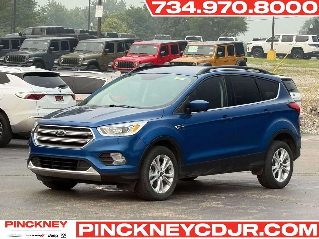 Used 2019 Blue Ford SEL image 1