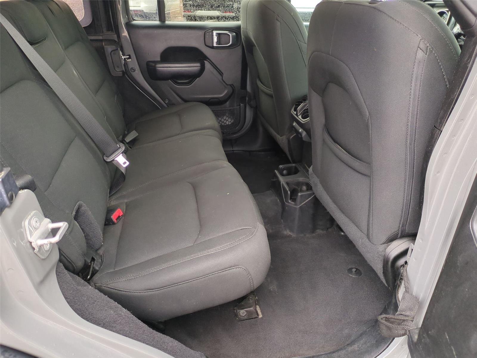Used 2021 Granite Crystal Metallic Clearcoat Jeep Unlimited Sport S image 35