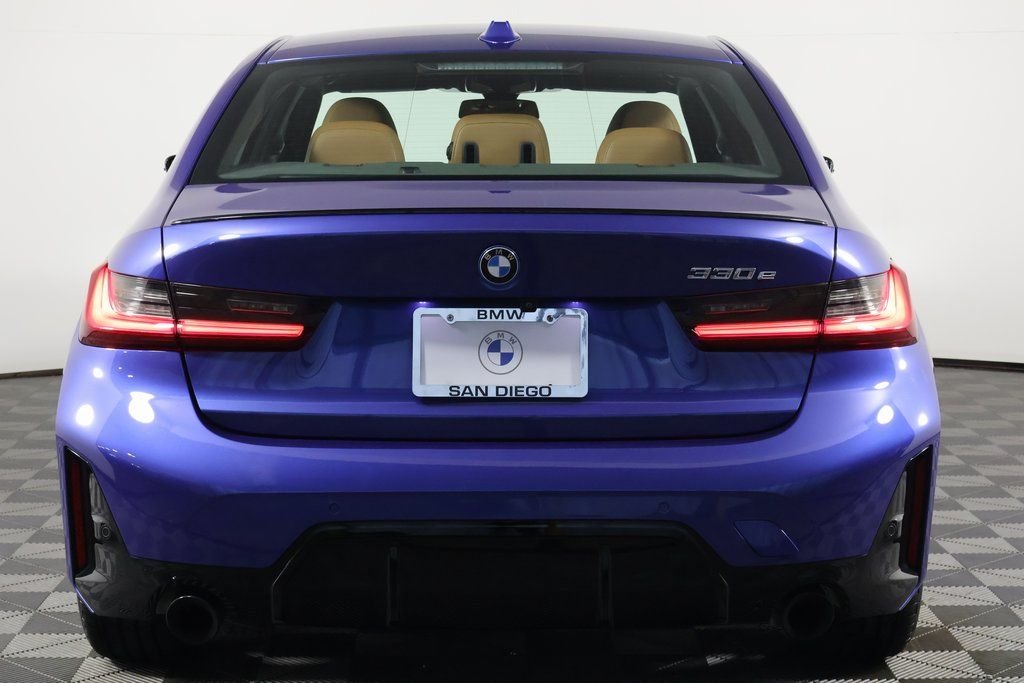 Certified Used 2023 Blue Metallic BMW 330e iPerformance image 5