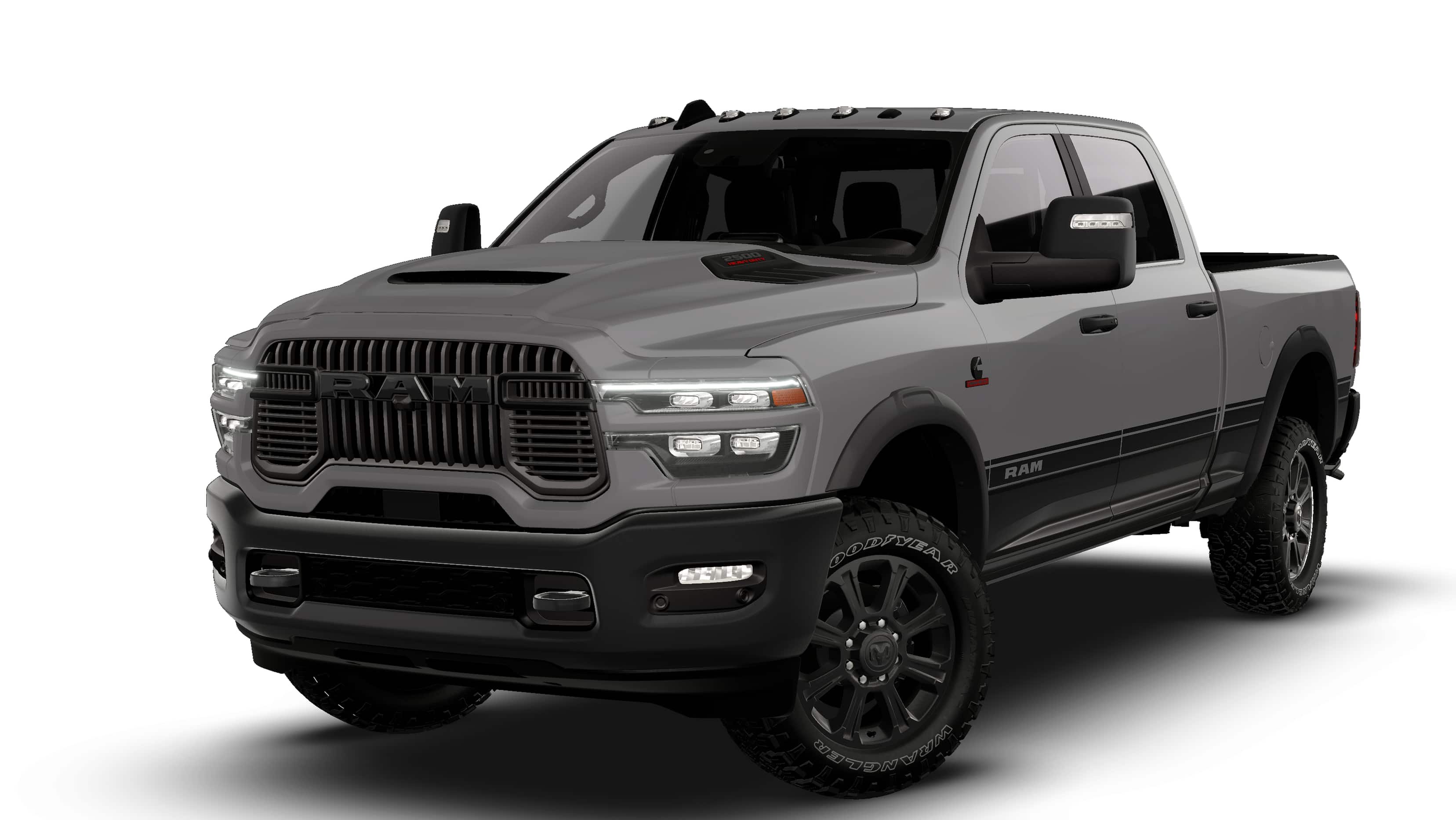 New 2026 Ceramic Gray Clear-Coat Exterior Paint RAM REBEL image 1