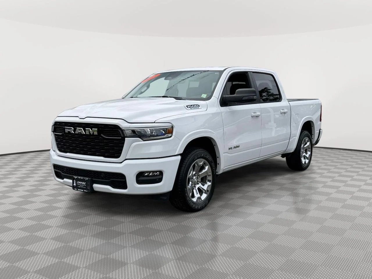 Used 2025 Bright White Clearcoat RAM Big Horn Crew Cab 4x4 57