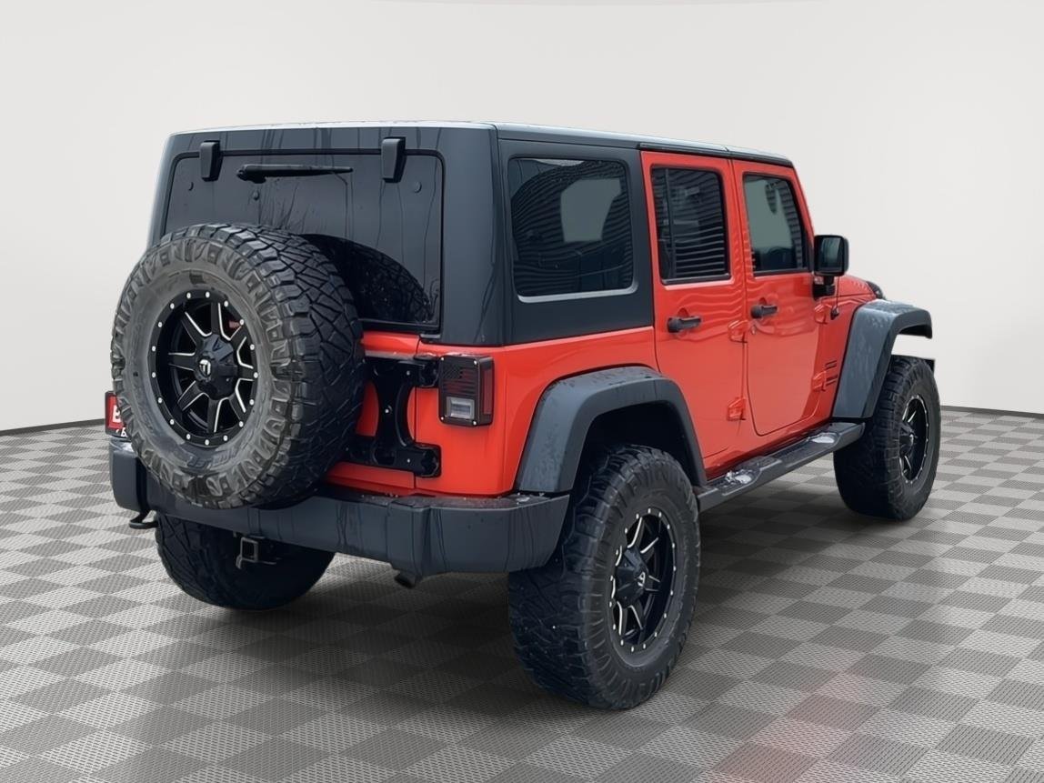 Used 2015 Sunset Orange Pearlcoat Jeep Sport image 3
